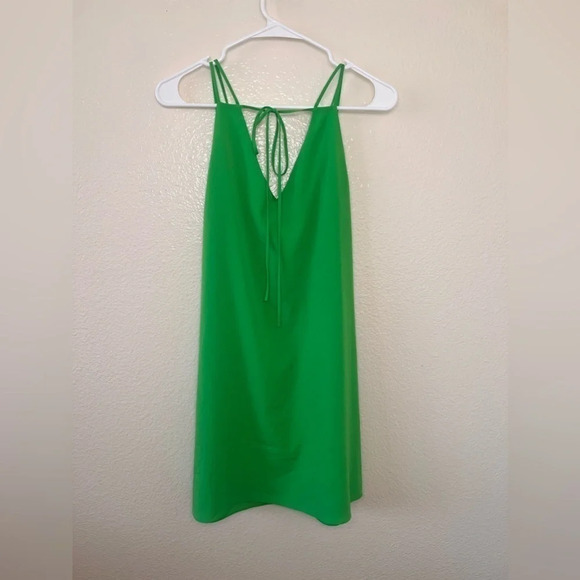 CECE BY CYNTHIA STEFFE NEON GREEN DRESS SIZE 4 - Picture 7 of 10